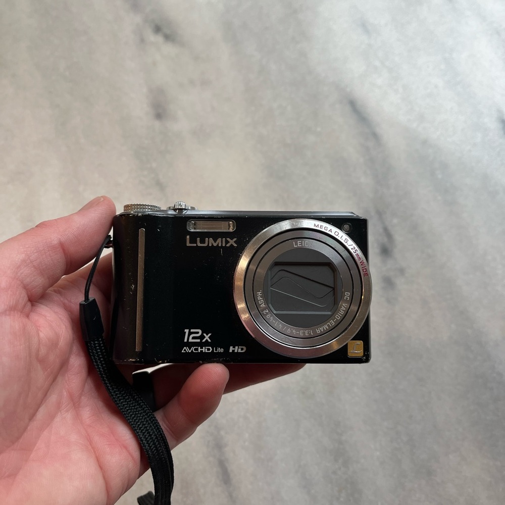 Panasonic Lumix Silver and Black Camera